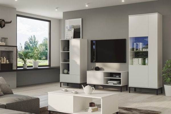 TV-Kommode ERISTO small weiß für Wohnzimmer | www.artigo.at